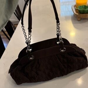 Vera Bradley Dark Quilted Shoulder Bag